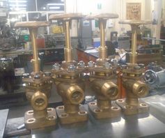 Completed Klinger valves